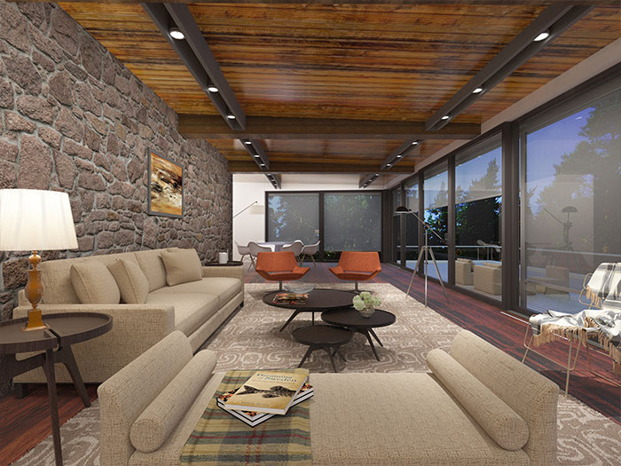 遮陽電動防風卷簾系統